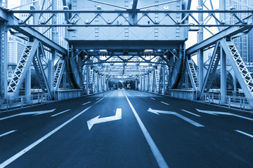 The landmark bridge in Tianjin, China - Jiefang Bridge