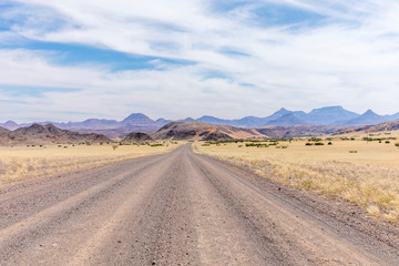 Fototapeta na wymiar Road trip to Twijfelfontein, Damaraland, Namibia.