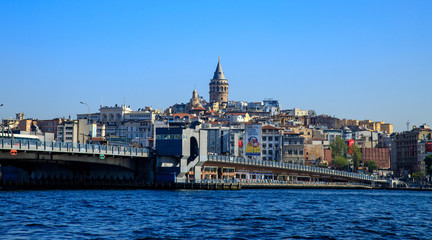 Fototapeta na wymiar Galata Tower and Istanbul