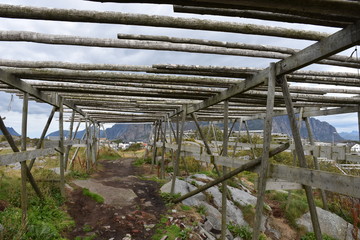 Lofoten, Norwegen, Henningsvær, Svolvær, Hafen, Dorf, Fischereihafen, Fischerboot, Leuchtturm,...