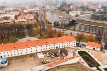 Vilnius four tilt shift