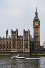 Fototapeta na wymiar Palace of Westminster, Big Ben Tower, London, England