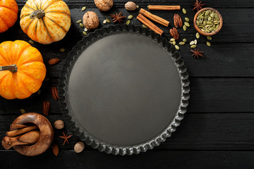 Pumpkin pie spice. Top view