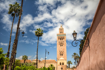 Koutoubia Mosque in Marrakech, Marocco