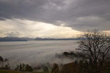 Berge - über den Wolken