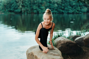 portrait of a little girl