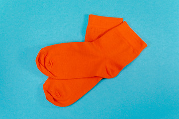new orange socks