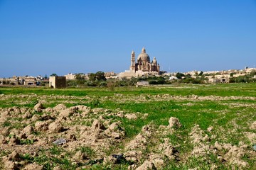 Cathédrale de Gozo et son environnement rural, Malte