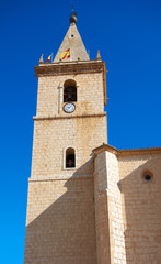 Fototapeta na wymiar La Roda El Salvador church in Albacete
