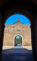 Naklejka premium Toledo Puerta de bisagra door in Spain
