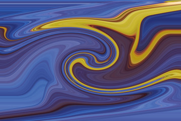 Abstract background in blue and yellow