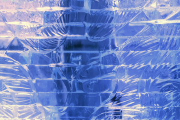 ice figures light holiday background