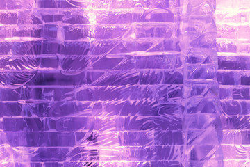 ice figures light holiday background