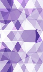 Vertical banner of polygonal elements. gradient triangles. Vector illustration. For design, presentations