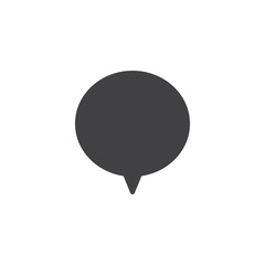 Speech bubbles vector icon. filled flat sign for mobile concept and web design. Chat Message Bubble simple solid icon. Conversation symbol, logo illustration. Pixel perfect vector graphics