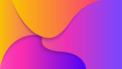 motion wave abstract pattern vector background paper cut style