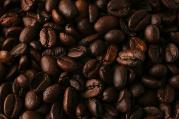Roasted coffee seeds