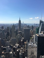 View from Top of the Rocks to Empire State Building