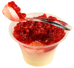 RASPBERRY PANNA COTTA CUT OUT
