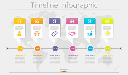 Basic Business data visualization. timeline infographic icons designed for abstract background template milestone element modern diagram process technology digital marketing data presentation chart Ve