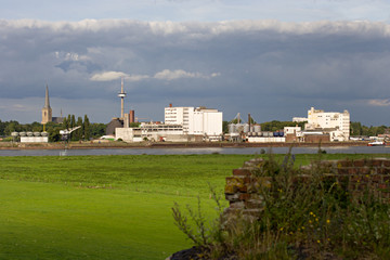 Wesel Harbor And Skyline