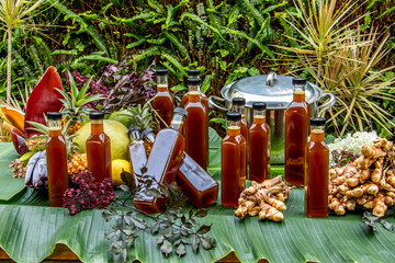Sirop de curcuma
Sirop de curcuma ou safran à l'île de la Réunion