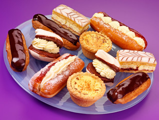 SELECTION OF CREAM CAKES
