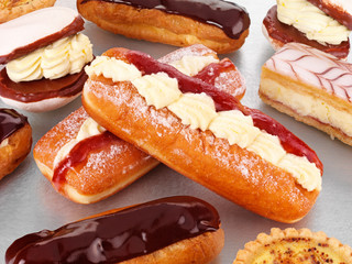 SELECTION OF CREAM CAKES