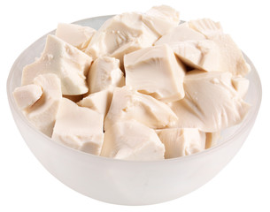 BOWL OF TOFU CUT OUT