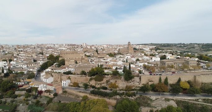 Skyline of Ubeda in Jaen Andalusia Spain