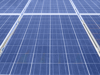 Photovoltaic solar panels background