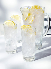 ICED WATER WITH LEMON