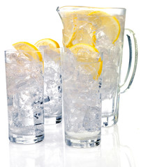 ICED WATER WITH LEMON