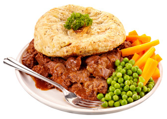 STEAK PIE DINNER