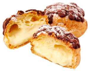 CUSTARD CHOUX BUN CUT OUT