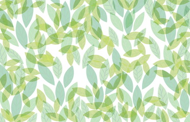 vector background of leaves