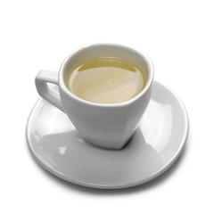 cup of tea isolated on white