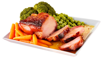 ROAST GAMMON OR HAM MEAL CUT OUT