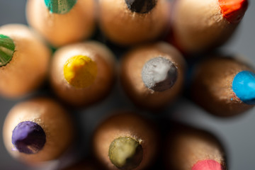 macro color pencils