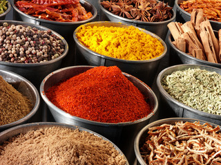 SELECTION OF ASIAN SPICES