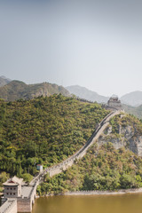 Chinesische Mauer am Fuss