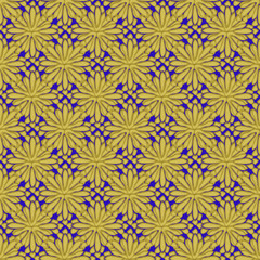 sfondo con motivi floreali dorati e luminosi