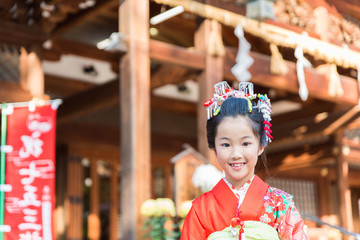 七五三のお祝い
