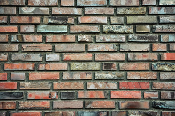 The texture of the brick wall, brickwork, bricks
