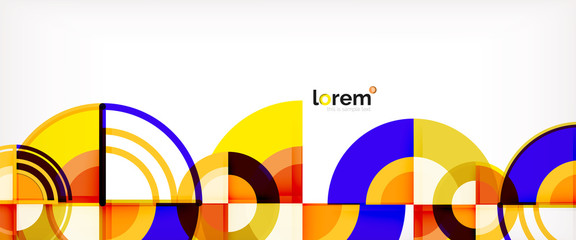 Obraz premium Modern geometric abstract background