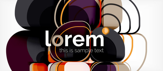 Geometric modern abstract background