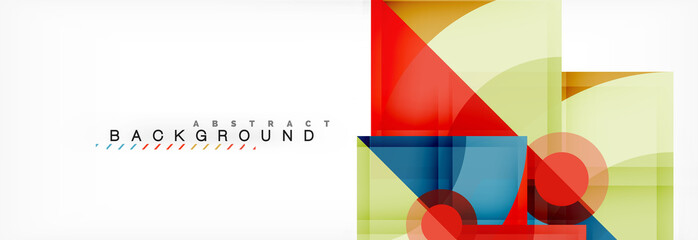 Modern geometric abstract background