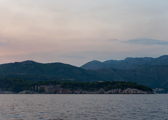 Beautiful Croatia view from Sea
