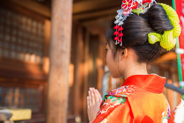 七五三のお祝い
