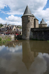 Castello, Fougeres, Bretagna, Francia, Europa